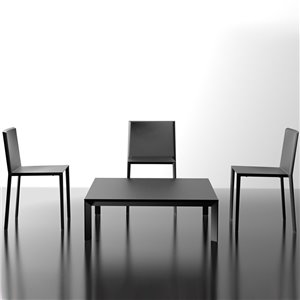 Mesa baja Frame auxiliar de Aluminio con sobre HPL | Diseño Vondom