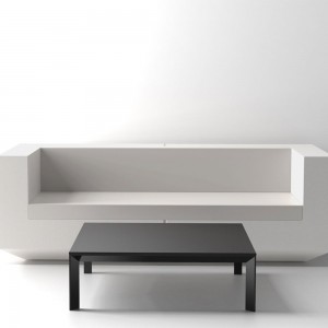 Mesa baja Frame auxiliar de Aluminio con sobre HPL | Diseño Vondom