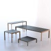 Mesa baja Frame auxiliar de Aluminio con sobre HPL | Diseño Vondom
