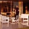 Butaca Frame de Diseño con Tejido Náutico Resistente al Sol | Vondom