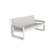 Sofá Frame resistente al Sol con tela Náutica y luces Led | Diseño Vondom
