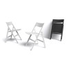 Silla plegable Quartz para Espacio Exterior Apilable Diseñada por Vondom | Lluesma