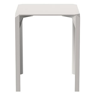 Mesa Quartz cuadrada HPL y Resina con Doble Pared Diseñada por Vondom