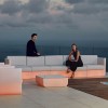 Sofá Ulm módulo lateral con Acolchado silvertex y opción de luz