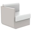 Sofá Ulm módulo lateral con Acolchado silvertex y opción de luz
