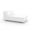 Sofá Modulo central Chaise Longue Vela con Luces Led y Tejido Náutico