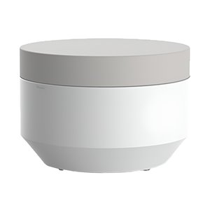 Puff Redondo Ø 120 Vela con Tela Náutica Resistente al Sol y Luz Led