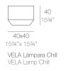 Lámpara de suelo Vela Chill de Diseño en Diferentes Tamaños | Calidad Lluesma
