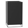Macetero Cubo Alto Vela con Doble Pared y Sistema de Autorriego