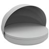 Cama Vela Daybed Basic redonda con parasol Resistente al Sol