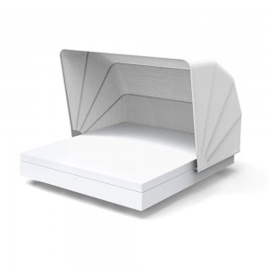 Cama Vela Daybed Basic cuadrada con parasol Resistente al Sol