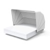 Cama Vela Daybed Basic cuadrada con parasol Resistente al Sol