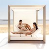 Cama Daybed cuadrada con 4 Cabezales Reclinables y luz opcional