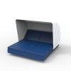 Cama Vela Daybed cuadrada con parasol y 4 cabezales reclinables