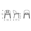 Silla Miranda ML Cattelan Italia
