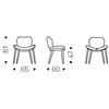 Silla Rachel Wood Cattelan Italia