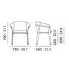 Sillón Lamorisse 3685 Pedrali