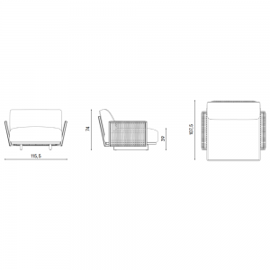 Sillón Solaris Rope Fast
