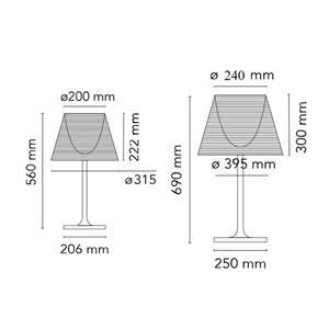 Lámpara mesa KTribe T2 Flos