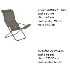 Sillón relax Fiesta Fiam Outdoor