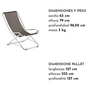 Sillón relax Dondolina Fiam Outdoor