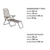 Tumbona Spaghetti Fiam Outdoor