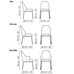 Silla Mida Bonaldo