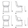 Silla Calum Home cantilever Desalto