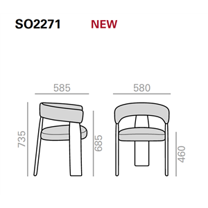 Sillón Oru SO-2271 Andreu World