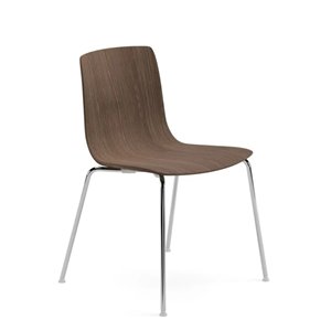 Silla Aava 02 madera patas Arper