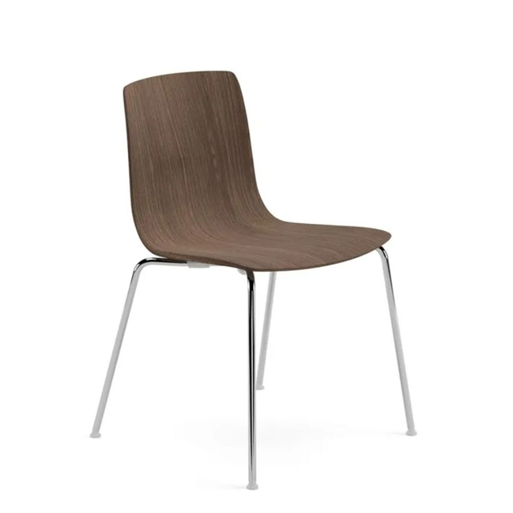 Silla Aava 02 madera patas Arper