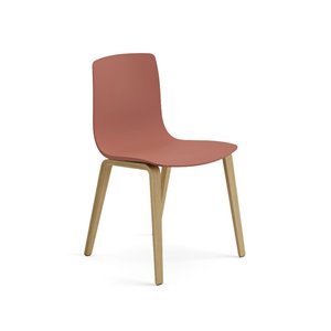 Silla Aava 02 polipropileno madera Arper