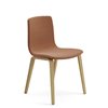 Silla Aava 02 polopropileno tapizada madera Arper