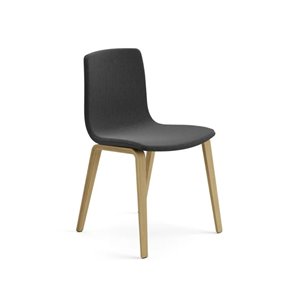 Silla Aava 02 polopropileno tapizada madera Arper