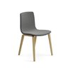 Silla Aava 02 polopropileno tapizada madera Arper