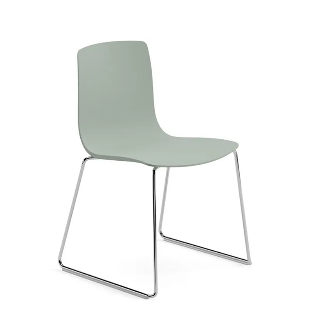 Silla Aava 02 polipropileno patín Arper