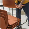 Silla Aava 02 polipropileno patín Arper