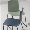 Silla Aava 02 polipropileno patín Arper