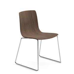 Silla Aava 02 madera patín Arper
