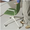 Silla Aava 02 tapizada Ruedas Arper