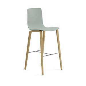 Taburete Aava 02 polipropileno madera Arper