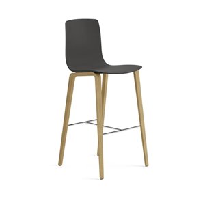 Taburete Aava 02 polipropileno madera Arper