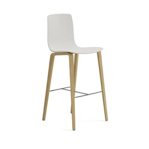 Taburete Aava 02 polipropileno madera Arper