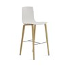 Taburete Aava 02 polipropileno madera Arper