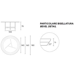 Mesa Circular Agos Fiam