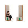 Butaca con cama Twin Campeggi