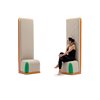 Butaca con cama Twin Campeggi