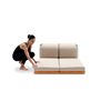 Butaca con cama Twin Campeggi