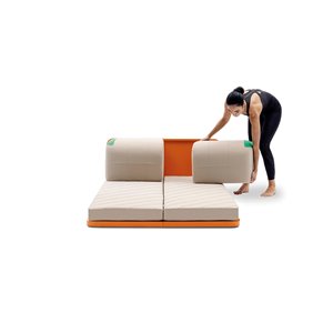 Butaca con cama Twin Campeggi