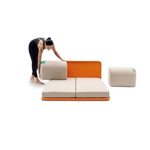Butaca con cama Twin Campeggi
